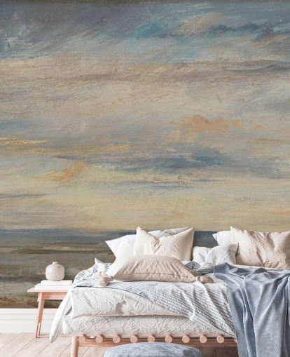 kunstbehangmuurschildering genaamd Cloud Study, Early Morning, Looking East from Hampstead van John Constable