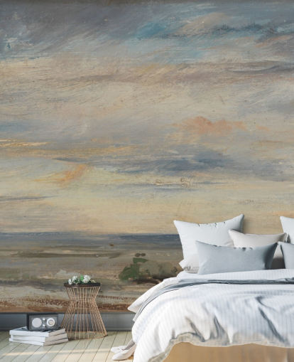 mural de papel pintado de bellas artes llamado Cloud Study, Early Morning, Looking East from Hampstead de John Constable mural de papel pintado de bellas artes llamado Cloud Study, Early Morning, Looking East from Hampstead de John Constable