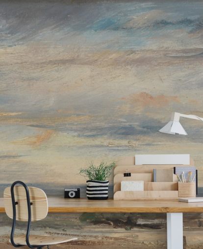 fine art wallpaper mural called Cloud Study, Early Morning, Looking East from Hampstead by John Constable