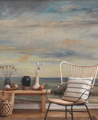 fine art wallpaper mural called Cloud Study, Early Morning, Looking East from Hampstead by John Constable