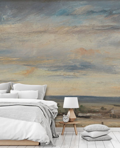 fine art wallpaper mural called Cloud Study, Early Morning, Looking East from Hampstead by John Constable