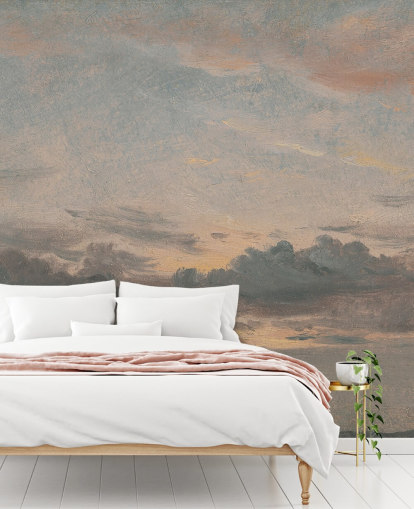 papier peint mural d'art intitulé A Cloud Study, Sunset de John Constable pour les chambres et les salons papier peint mural d'art intitulé A Cloud Study, Sunset de John Constable pour les chambres et les salons