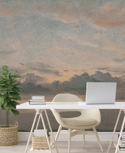 mural de papel de parede de belas artes chamado A Cloud Study, Sunset de John Constable para quartos e salas de estar mural de papel de parede de belas artes chamado A Cloud Study, Sunset de John Constable para quartos e salas de estar