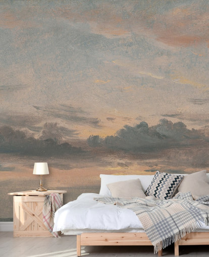 papier peint mural d'art intitulé A Cloud Study, Sunset de John Constable pour les chambres et les salons papier peint mural d'art intitulé A Cloud Study, Sunset de John Constable pour les chambres et les salons