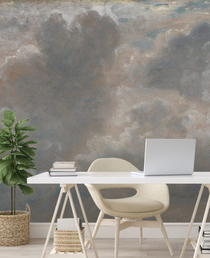 fine art wall mural called Cloud Study by John Constable for living rooms, bathrooms and bedrooms