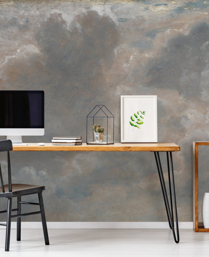 Kunsttapete namens Cloud Study von John Constable für Wohnzimmer, Badezimmer und Schlafzimmer