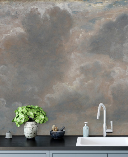 fine art wall mural called Cloud Study by John Constable for living rooms, bathrooms and bedrooms