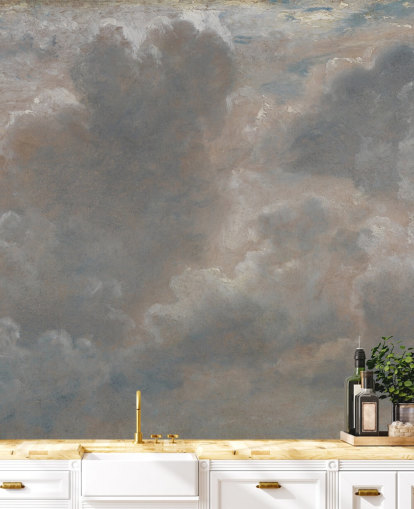 fine art wall mural called Cloud Study by John Constable for living rooms, bathrooms and bedrooms