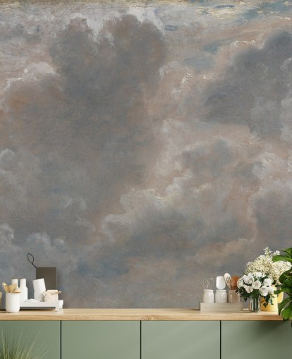 mural de parede de belas artes chamado Cloud Study de John Constable para salas de estar, banheiros e quartos