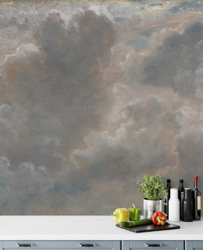 fresque murale d'art intitulée Cloud Study de John Constable pour les salons, les salles de bain et les chambres