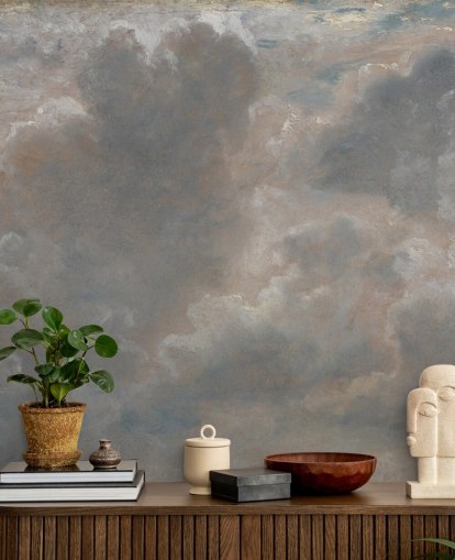 konstväggmålning kallad Cloud Study av John Constable för vardagsrum, badrum och sovrum konstväggmålning kallad Cloud Study av John Constable för vardagsrum, badrum och sovrum