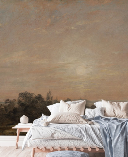 papier peint mural d'art intitulé Hampstead Heath regardant vers Harrow par John Constable