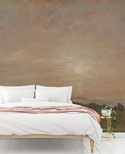 fine art wallpaper mural called Hampstead Heath looking towards Harrow by John Constable