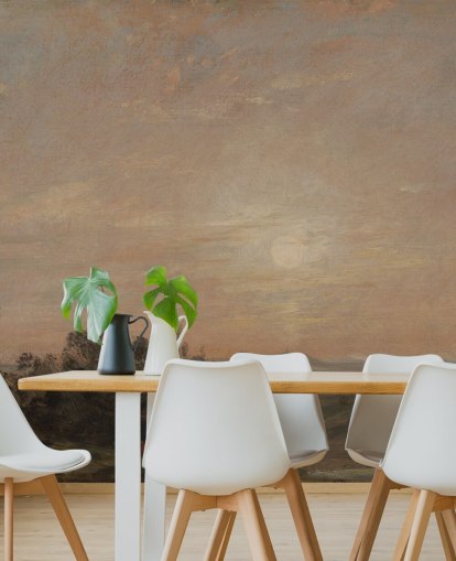 fine art wallpaper mural called Hampstead Heath looking towards Harrow by John Constable