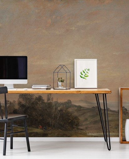 papier peint mural d'art intitulé Hampstead Heath regardant vers Harrow par John Constable