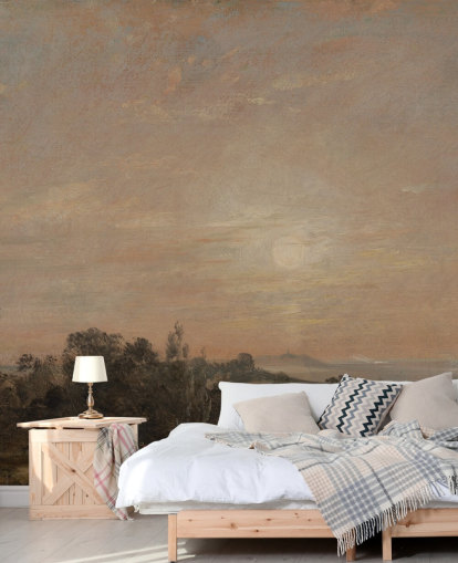 fine art wallpaper mural called Hampstead Heath looking towards Harrow by John Constable fine art wallpaper mural called Hampstead Heath looking towards Harrow by John Constable