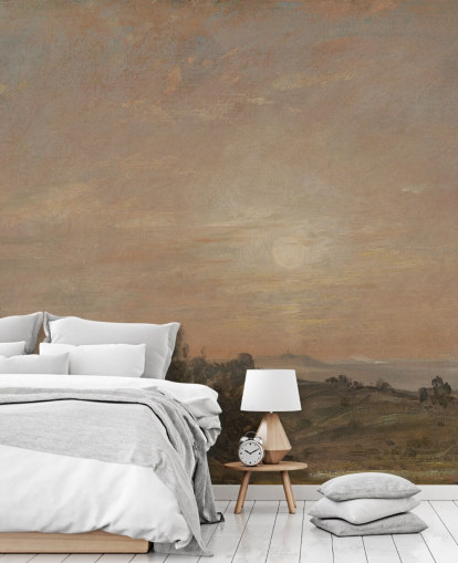 fine art wallpaper mural called Hampstead Heath looking towards Harrow by John Constable