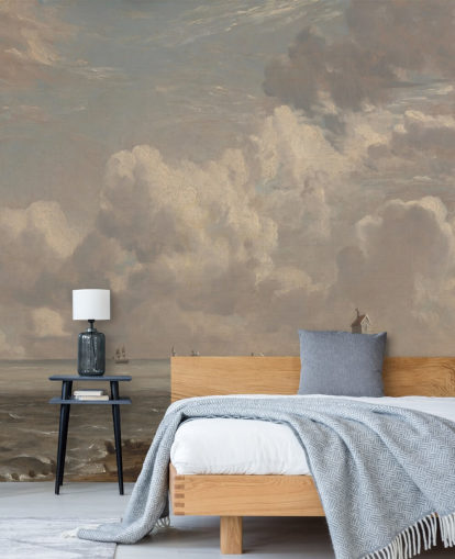 fresque murale d'art intitulée Harwich Lighthouse par John Constable pour les salons, les chambres et les salles de bain