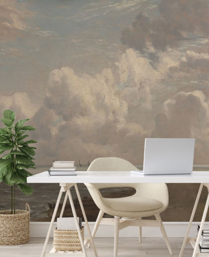 fine art wall mural called Harwich Lighthouse by John Constable for living rooms, bedrooms and bathrooms