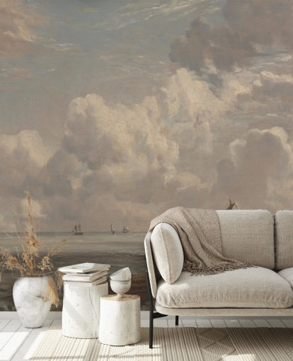 fine art wall mural called Harwich Lighthouse by John Constable for living rooms, bedrooms and bathrooms