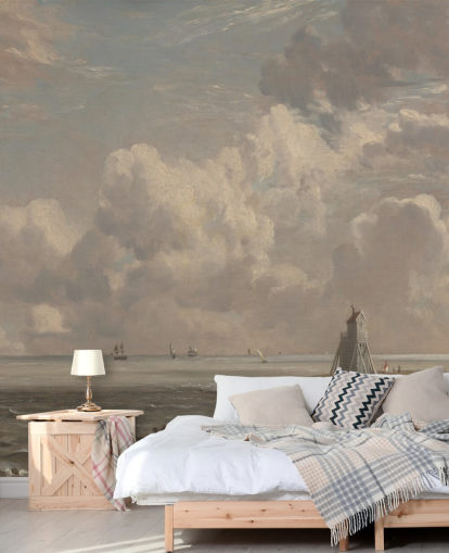 fine art wall mural called Harwich Lighthouse by John Constable for living rooms, bedrooms and bathrooms