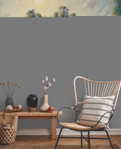 mural de papel pintado de bellas artes llamado Paisaje en Saint-Charles, cerca de Gisors, puesta de sol de Camille Pissarro mural de papel pintado de bellas artes llamado Paisaje en Saint-Charles, cerca de Gisors, puesta de sol de Camille Pissarro