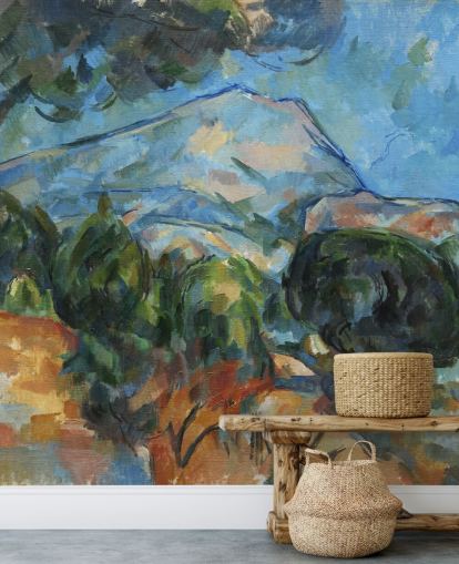 murale d'arte chiamato Mount Sainte-Victoire (1904) di Paul Cezanne per camere da letto murale d'arte chiamato Mount Sainte-Victoire (1904) di Paul Cezanne per camere da letto