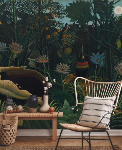 murale d'arte chiamato The Dream di Henri Rousseau per salotti e camere da letto murale d'arte chiamato The Dream di Henri Rousseau per salotti e camere da letto