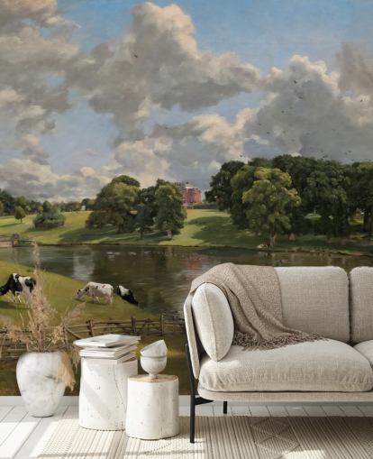 Kunsttapete namens Wivenhoe Park von John Constable für Lounges, Esszimmer und Schlafzimmer