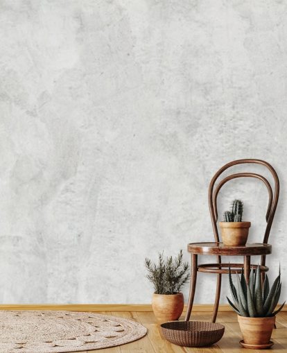 concrete style limewash wallpaper mural called Limewash for bedrooms, living rooms and kitchens