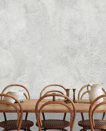 mural de papel pintado estilo hormigón limewash llamado Limewash para dormitorios, salas de estar y cocinas