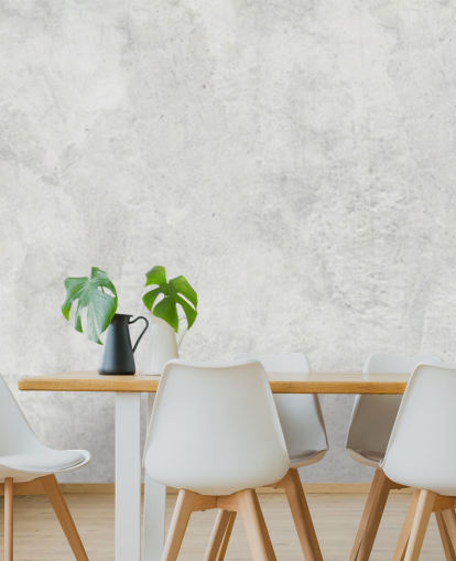 kalkbehang in betonstijl genaamd Limewash voor slaapkamers, woonkamers en keukens