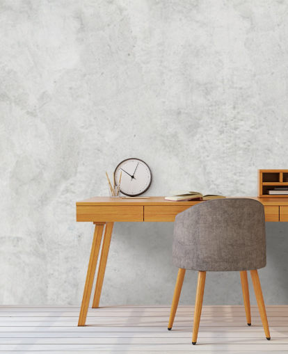 mural de papel pintado estilo hormigón limewash llamado Limewash para dormitorios, salas de estar y cocinas