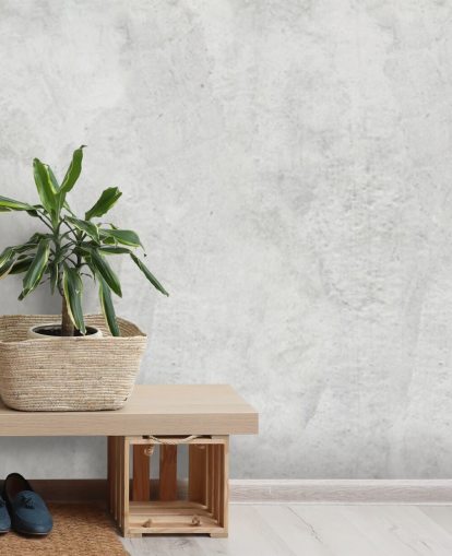 Limewash Tapeten-Wandbild im Betonstil namens Limewash für Schlafzimmer, Wohnzimmer und Küchen