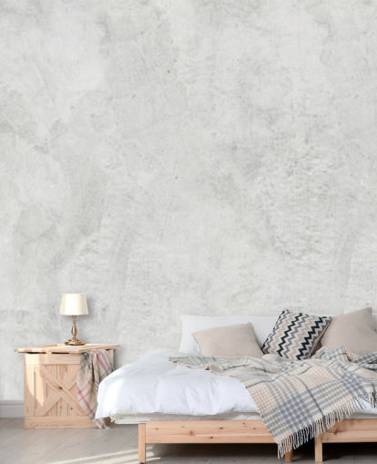 papier peint mural à la chaux de style béton appelé Limewash pour les chambres, les salons et les cuisines