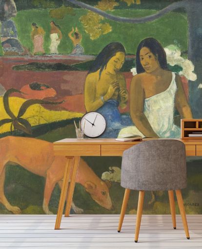 Kunsttapete Arearea von Paul Gauguin für Schlafzimmer, Heimbüros und Wohnzimmer