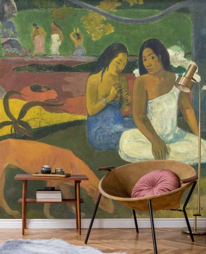 kunsttapet veggmaleri kalt Arearea av Paul Gauguin for soverom, hjemmekontorer og stuer