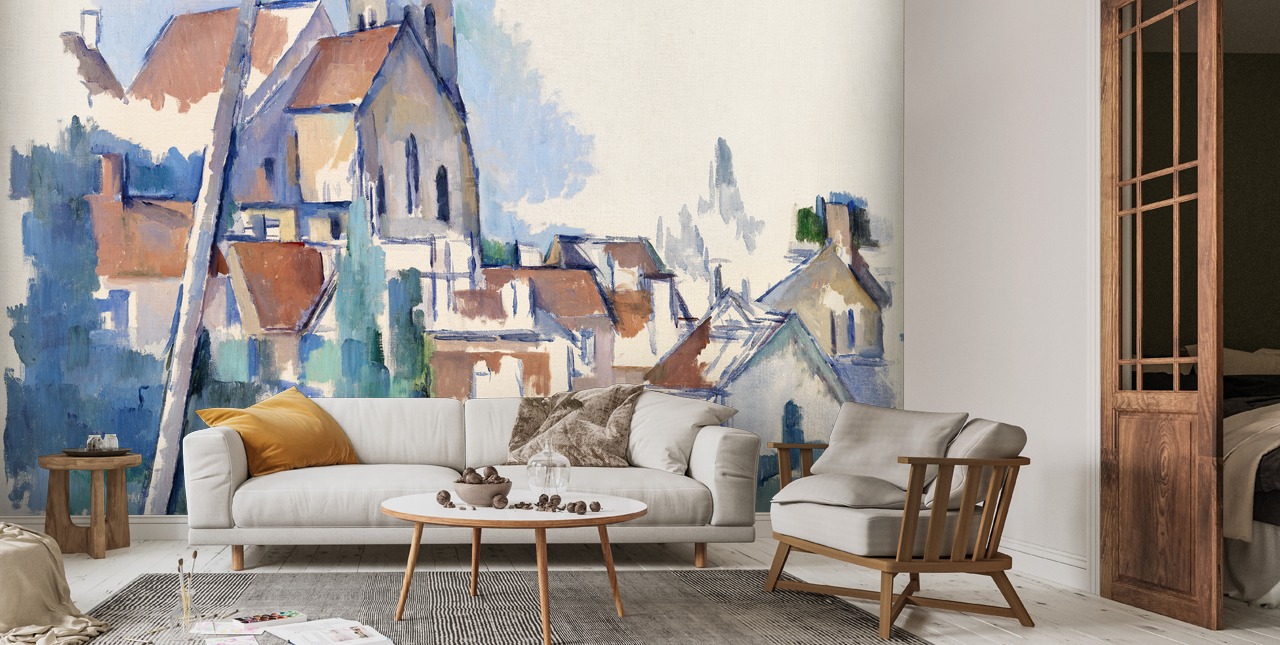Church at Montigny-sur-Loing Wallpaper Mural | Wallsauce US