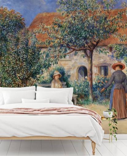 carta da parati fine art chiamata In Brittany (En Bretagne) di Renoir per salotti e camere da letto