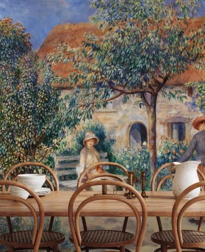 papier peint mural d'art intitulé In Brittany (En Bretagne) par Renoir pour les salons et les chambres papier peint mural d'art intitulé In Brittany (En Bretagne) par Renoir pour les salons et les chambres