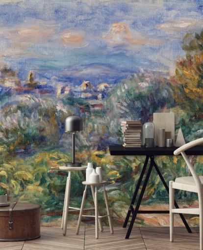 konst tapetväggmålning kallad Landscape (Paysage) av Pierre-Auguste Renoir för sovrum och vardagsrum konst tapetväggmålning kallad Landscape (Paysage) av Pierre-Auguste Renoir för sovrum och vardagsrum
