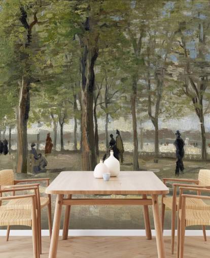 carta da parati murale fine art van gogh chiamata Terrace in the Luxembourg Gardens per camere da letto, salotti e pareti caratteristiche carta da parati murale fine art van gogh chiamata Terrace in the Luxembourg Gardens per camere da letto, salotti e pareti caratteristiche