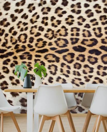 Jaguar Print Bakgrund Väggmålning 