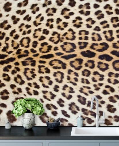 Papel pintado Estampado de jaguar 