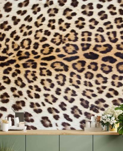 Papel pintado Estampado de jaguar 