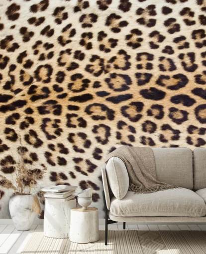 Jaguar Print behang muurschildering 