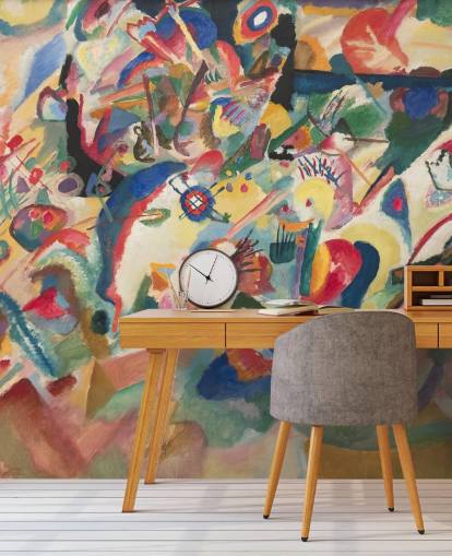 taidetapetti seinämaalaus nimeltä Entwurf 3 zu Komposition VII kirjoittanut Wassily Kandinsky taidetapetti seinämaalaus nimeltä Entwurf 3 zu Komposition VII kirjoittanut Wassily Kandinsky