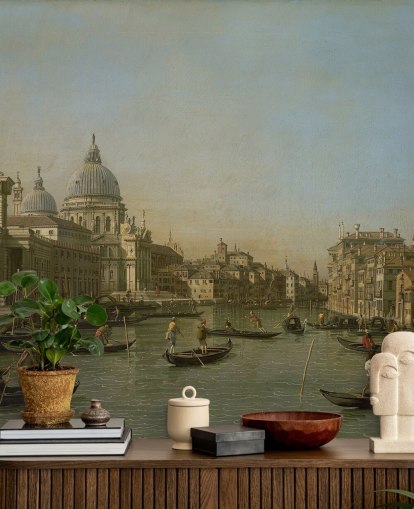 carta da parati fine art chiamata Ingresso al Canal Grande vicino a Punta della Dogana e Santa Maria della Salute di Canaletto carta da parati fine art chiamata Ingresso al Canal Grande vicino a Punta della Dogana e Santa Maria della Salute di Canaletto