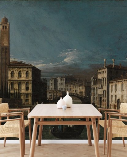 fine art mural called Grand Canal: San Geremia and the Entrance to the Cannaregio by Canaletto for living rooms and bedrooms fine art mural called Grand Canal: San Geremia and the Entrance to the Cannaregio by Canaletto for living rooms and bedrooms