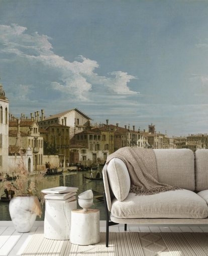 fine art wallpaper mural called The Grand Canal in Venice from Palazzo Flangini to Campo San Marcuola. by Canaletto fine art wallpaper mural called The Grand Canal in Venice from Palazzo Flangini to Campo San Marcuola. by Canaletto